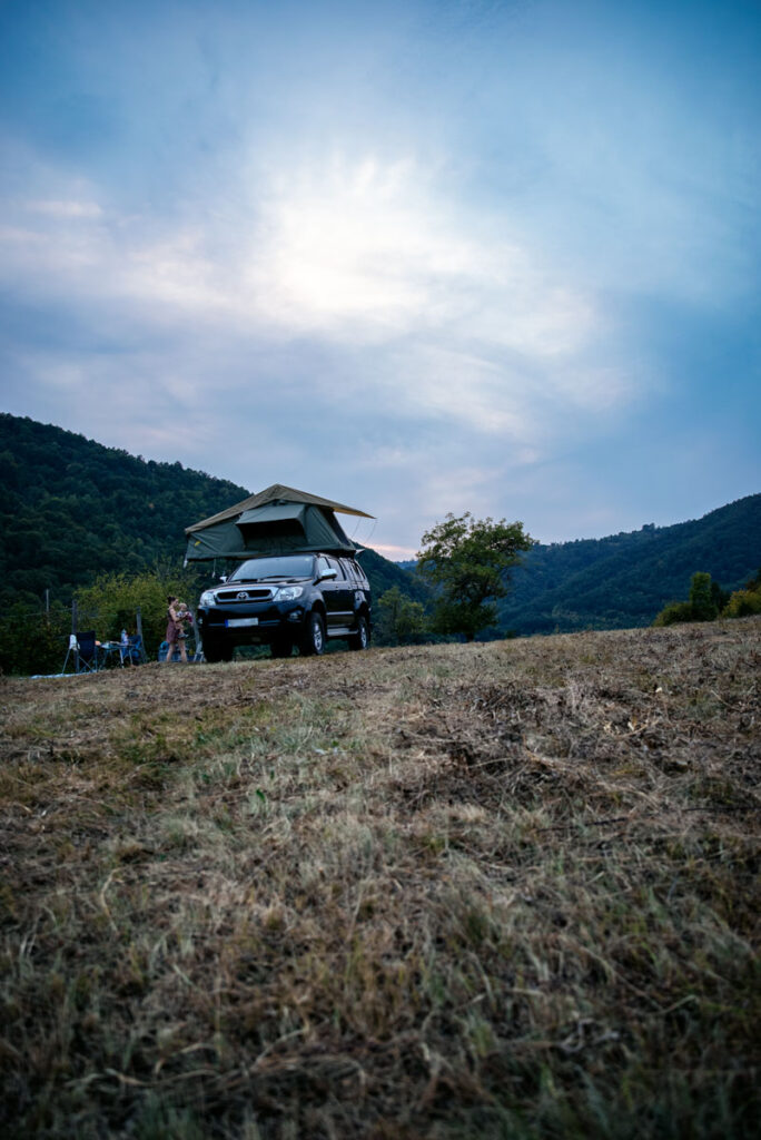 Wild Camping Near Blackberry Field
