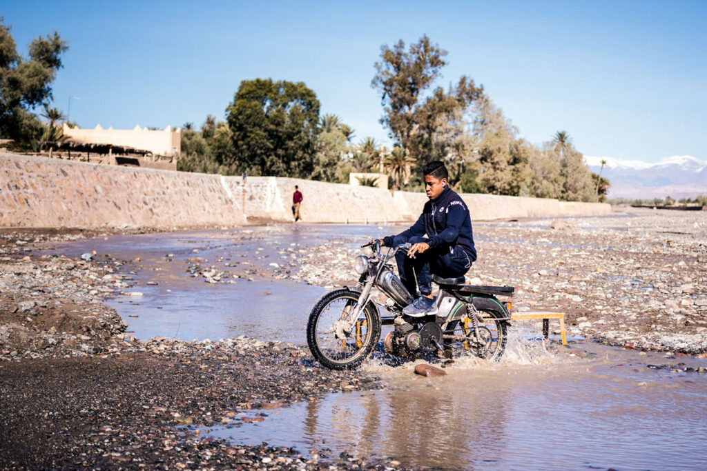 Riding Through Water