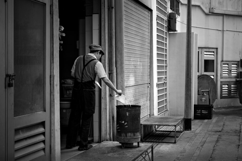 Burning Joss Papers in Singapore