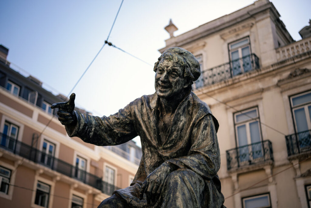 Estatua de Antonio Ribeiro Chiado