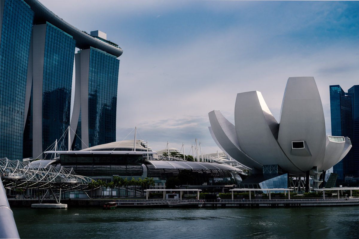 Marina Bay Sands with DNA Bridge