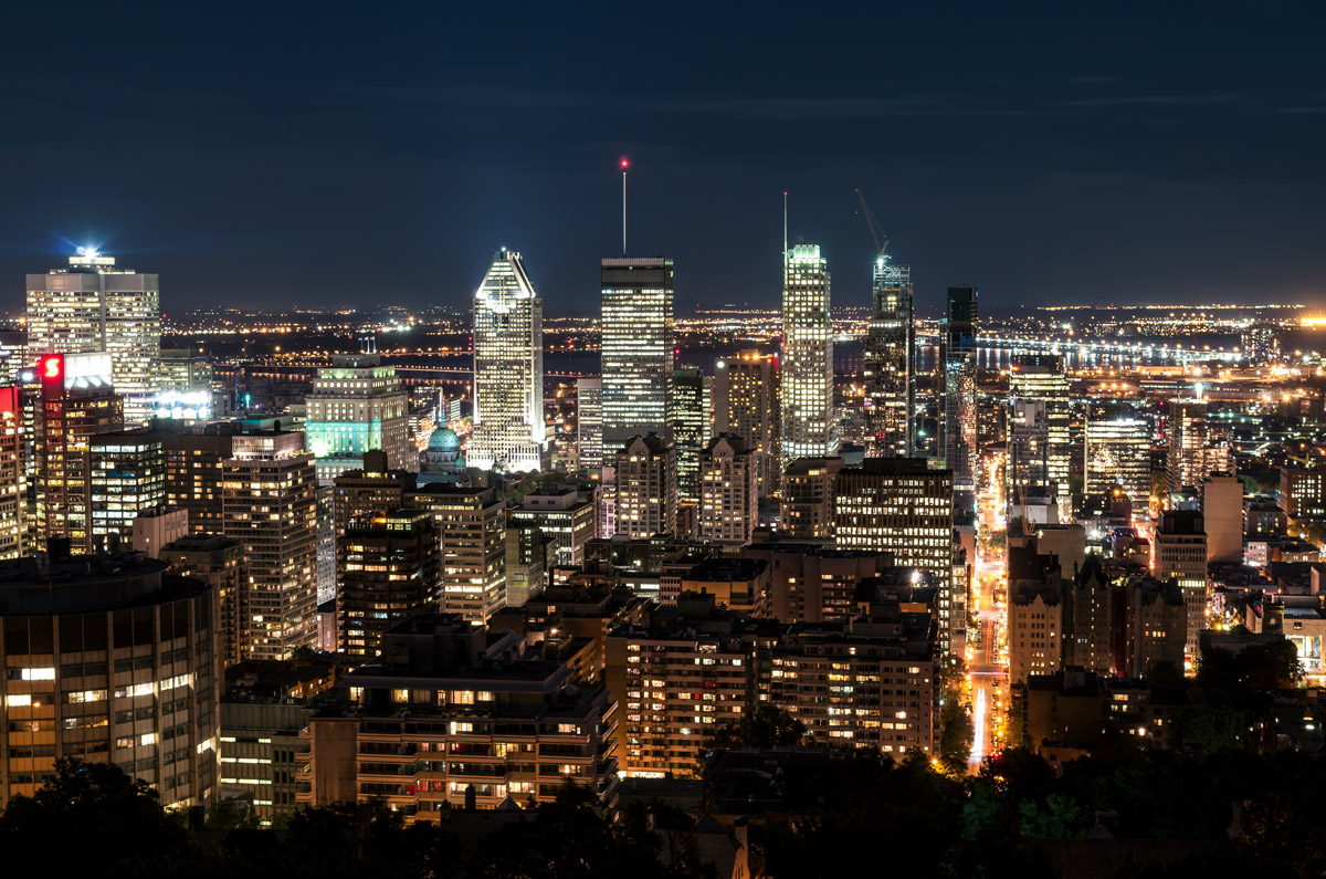 Skyline of Montreal